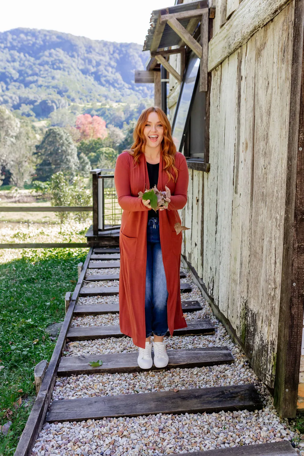 Jane Cardigan in Rust