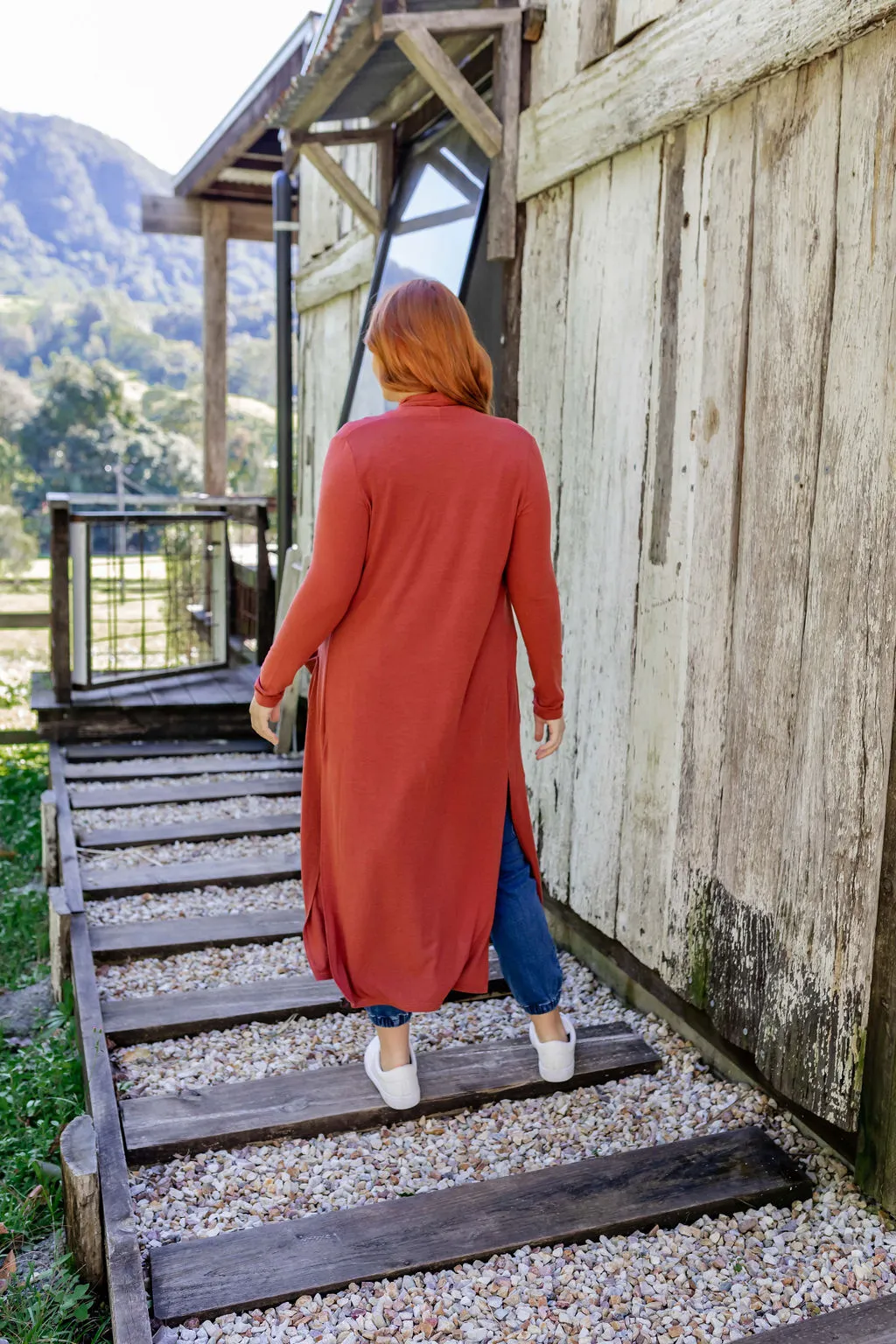 Jane Cardigan in Rust