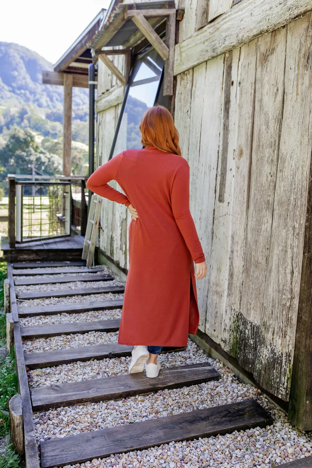 Jane Cardigan in Rust