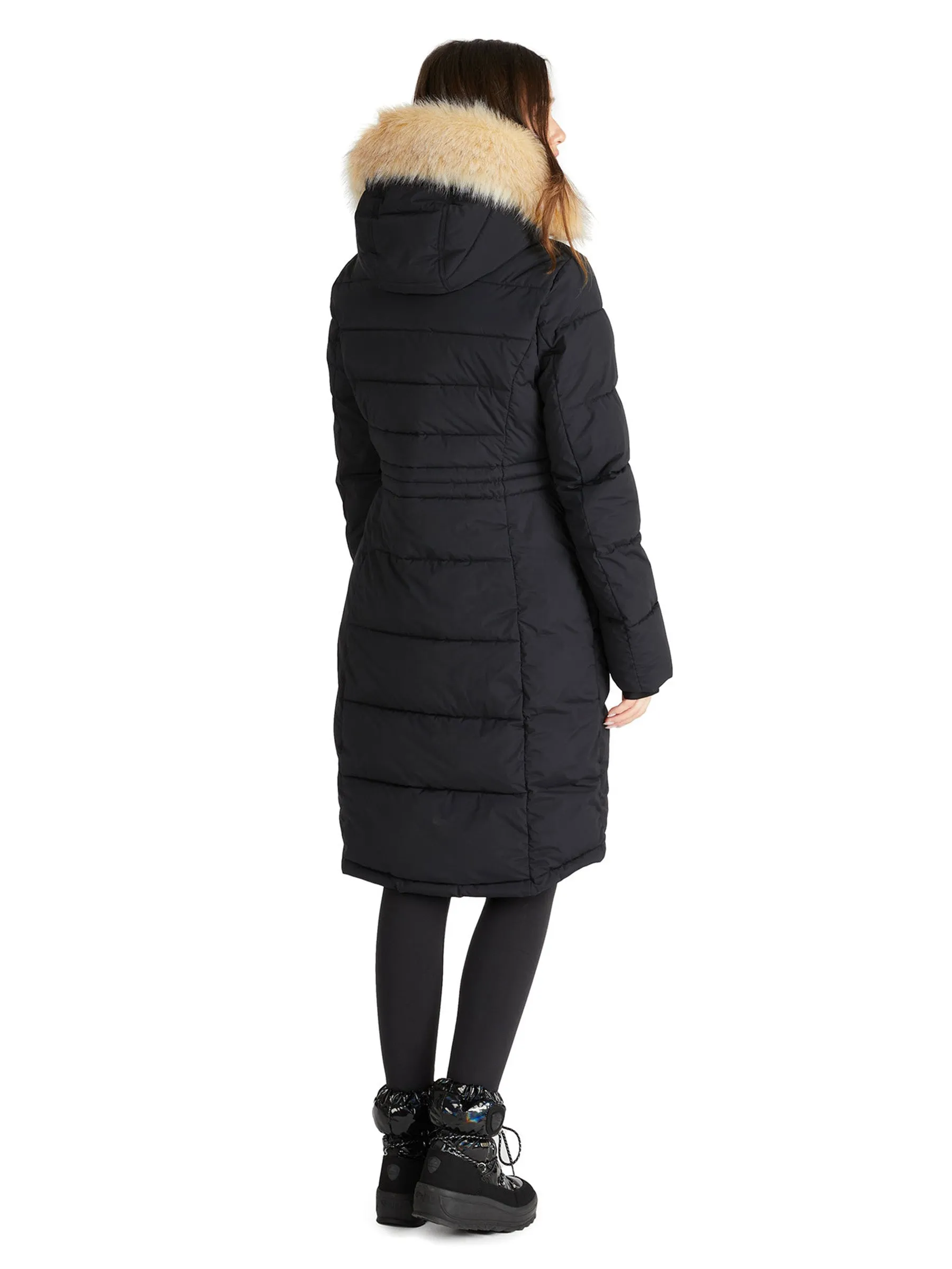 Jupiter Women's Puffer Jacket w/ Faux Fur Trim