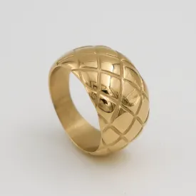 Kara Dome Ring | Gold