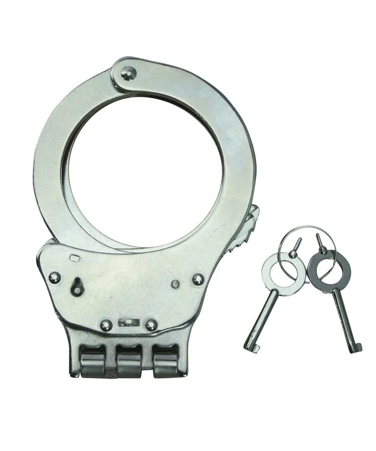 Kombat UK Triple Hinged Elite Speed Cuffs SILVER 0208