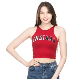 Ladies Indiana Hoosiers First Down Tank Top