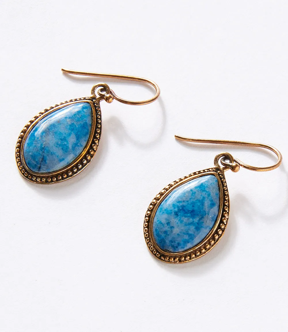 Lapis Drop Earrings