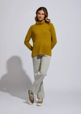 LD & Co - Fleck Roll Neck - Lime