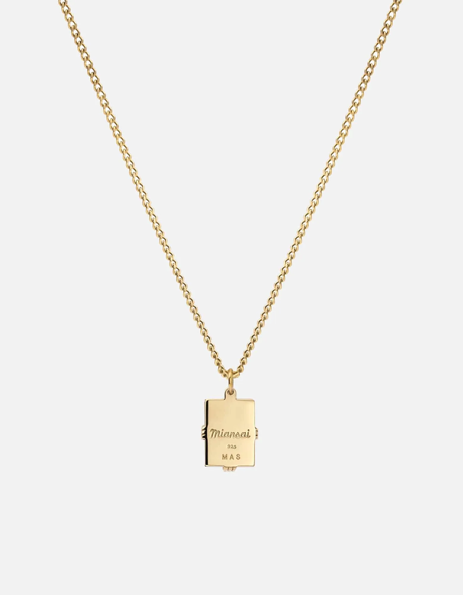 Lennox Quartz Necklace, Gold Vermeil