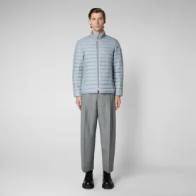 Man's animal free puffer Alexander in rain grey