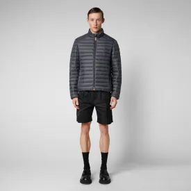 Man's animal free puffer Alexander in storm grey