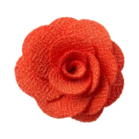 Marblehead Orange Lapel Flower