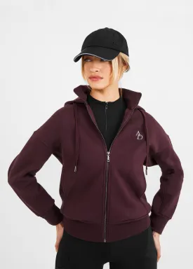 Maroon Zip Hoodie