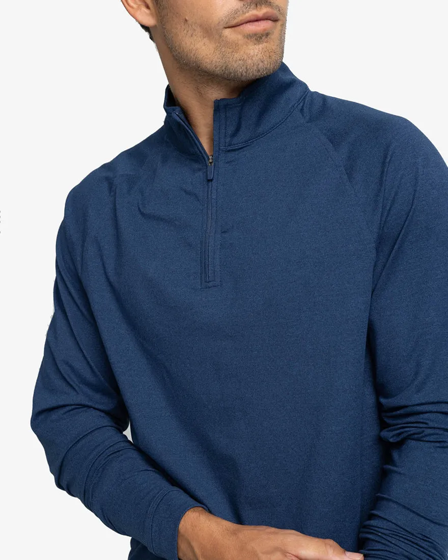 Mens Cruiser Heather Quarter Zip