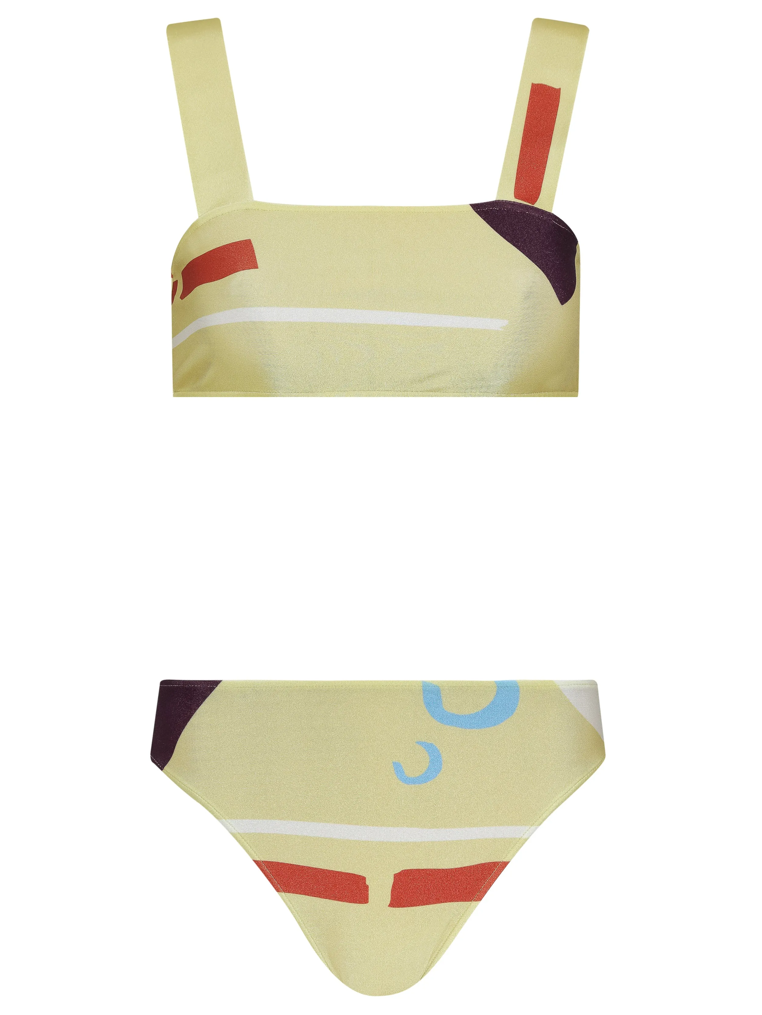 Modernism Straps High-Leg Bikini