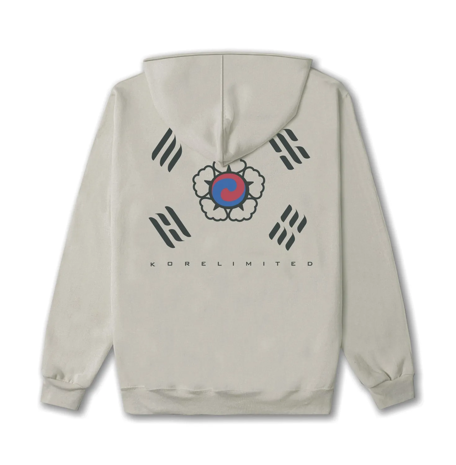 MUGUNGHWA FLAG HOODIE (CEMENT)