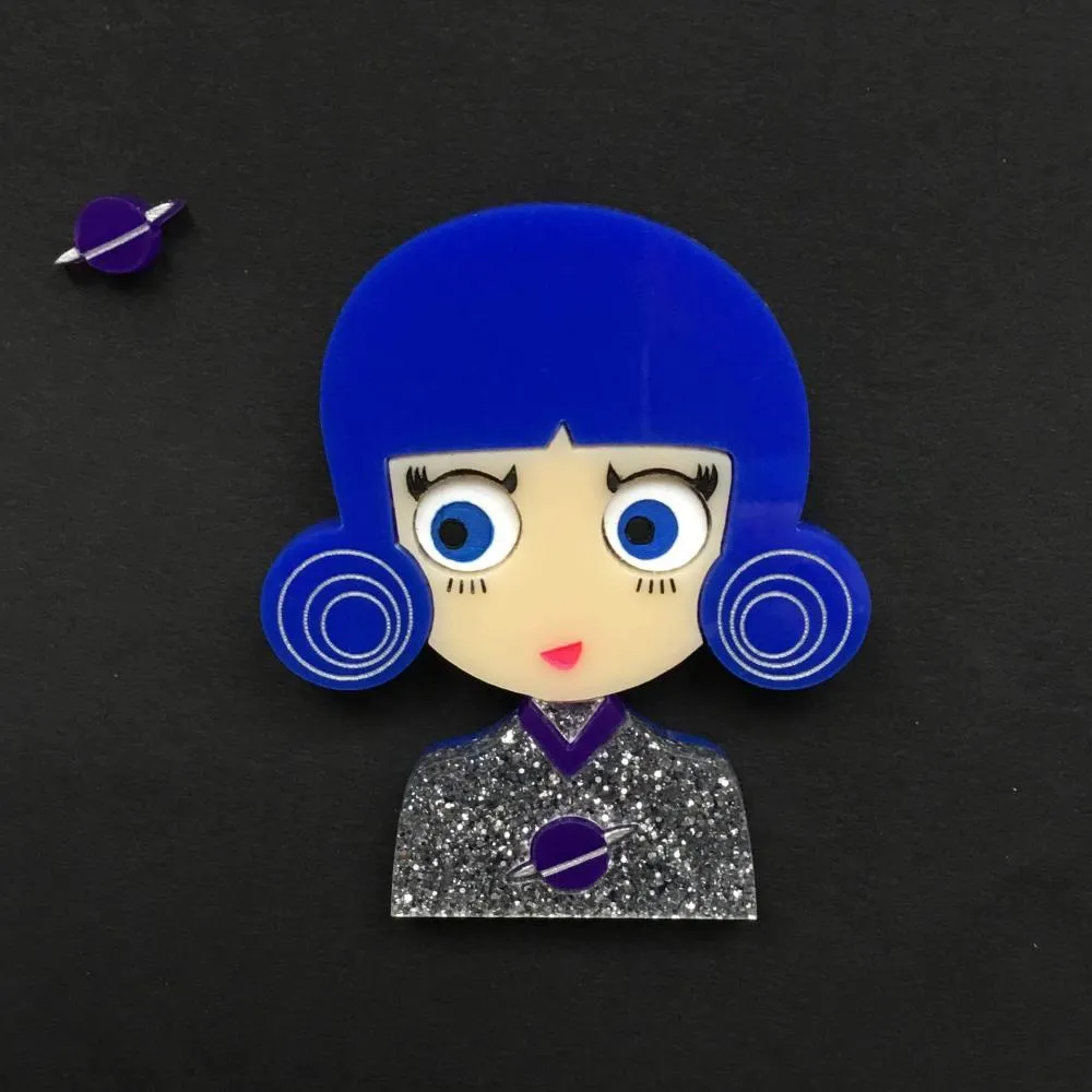 NOVA Acrylic Brooch, Limited & numbered edition from Outer Space