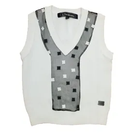 Perdibimbi - Net Insert Knit Vest          | Style 8 - 1