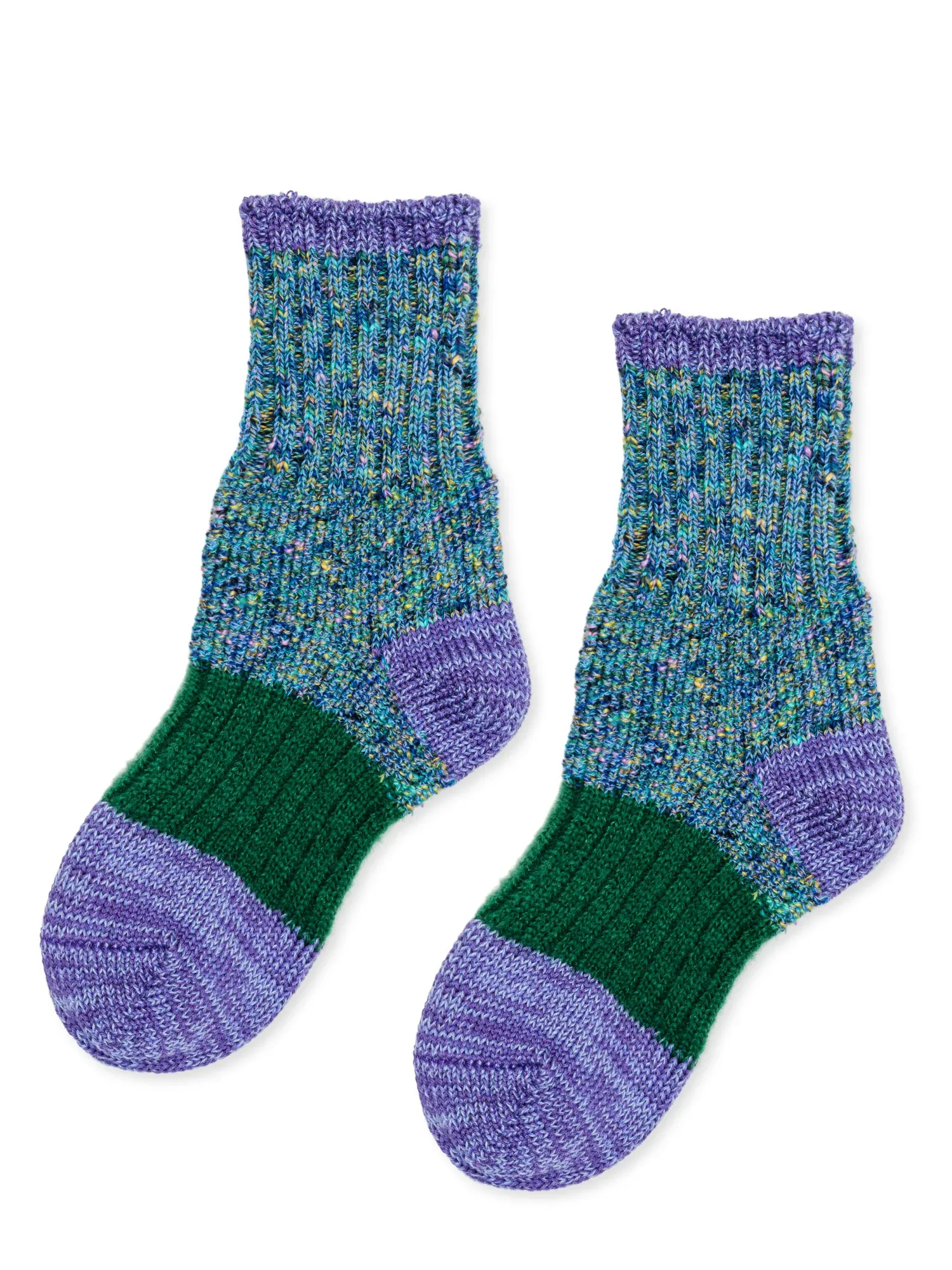 Pixie Dapple Crew Sock Blueberry