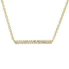 Pre-Order: Double Diamond Bar Necklace