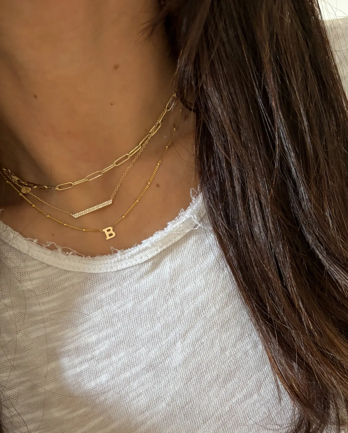 Pre-Order: Double Diamond Bar Necklace