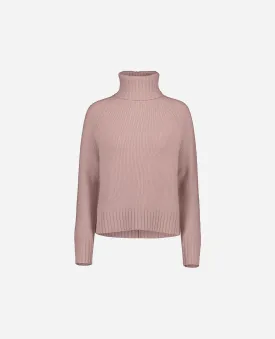 Rolli aus Cashmere-Mischung in Rose