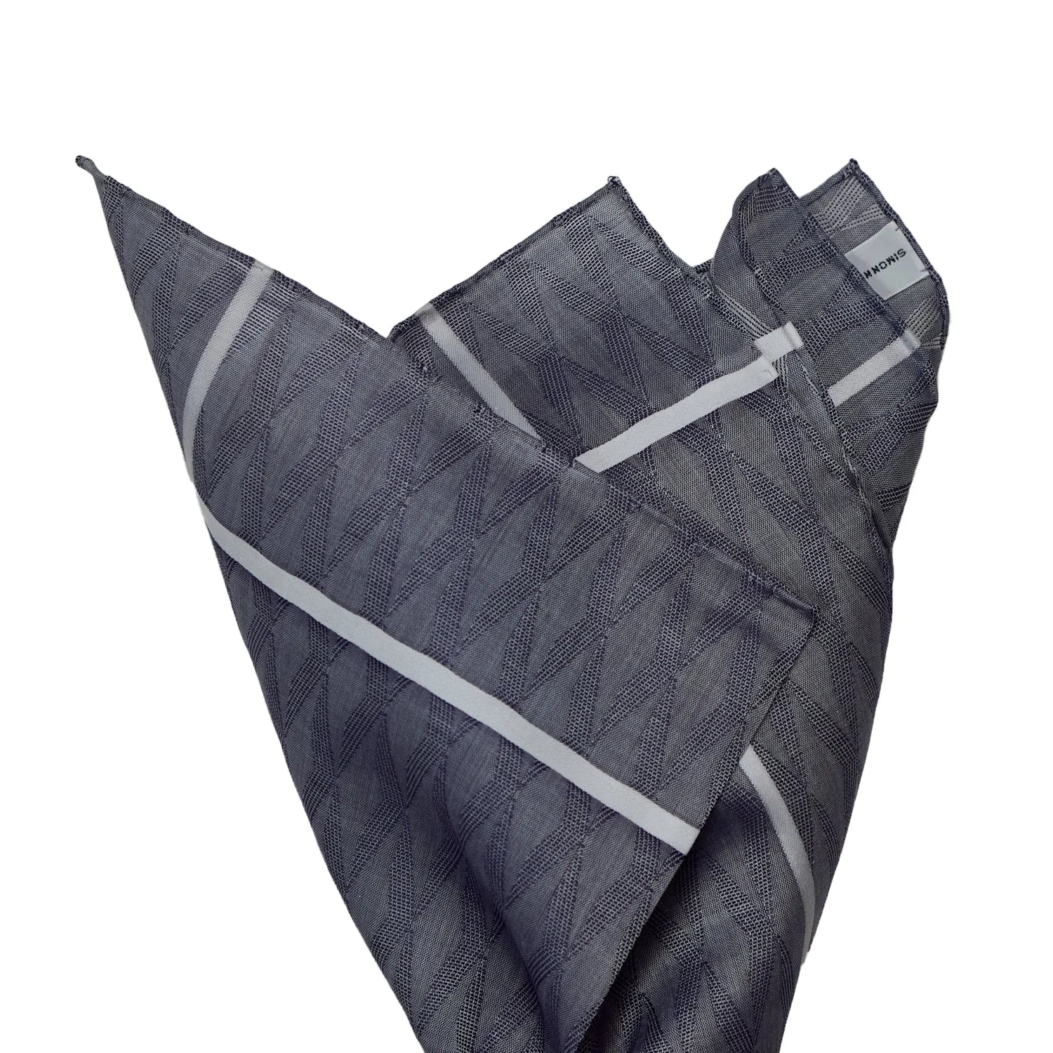 Simonnot Godard Midnight Navy Cotton Handkerchief