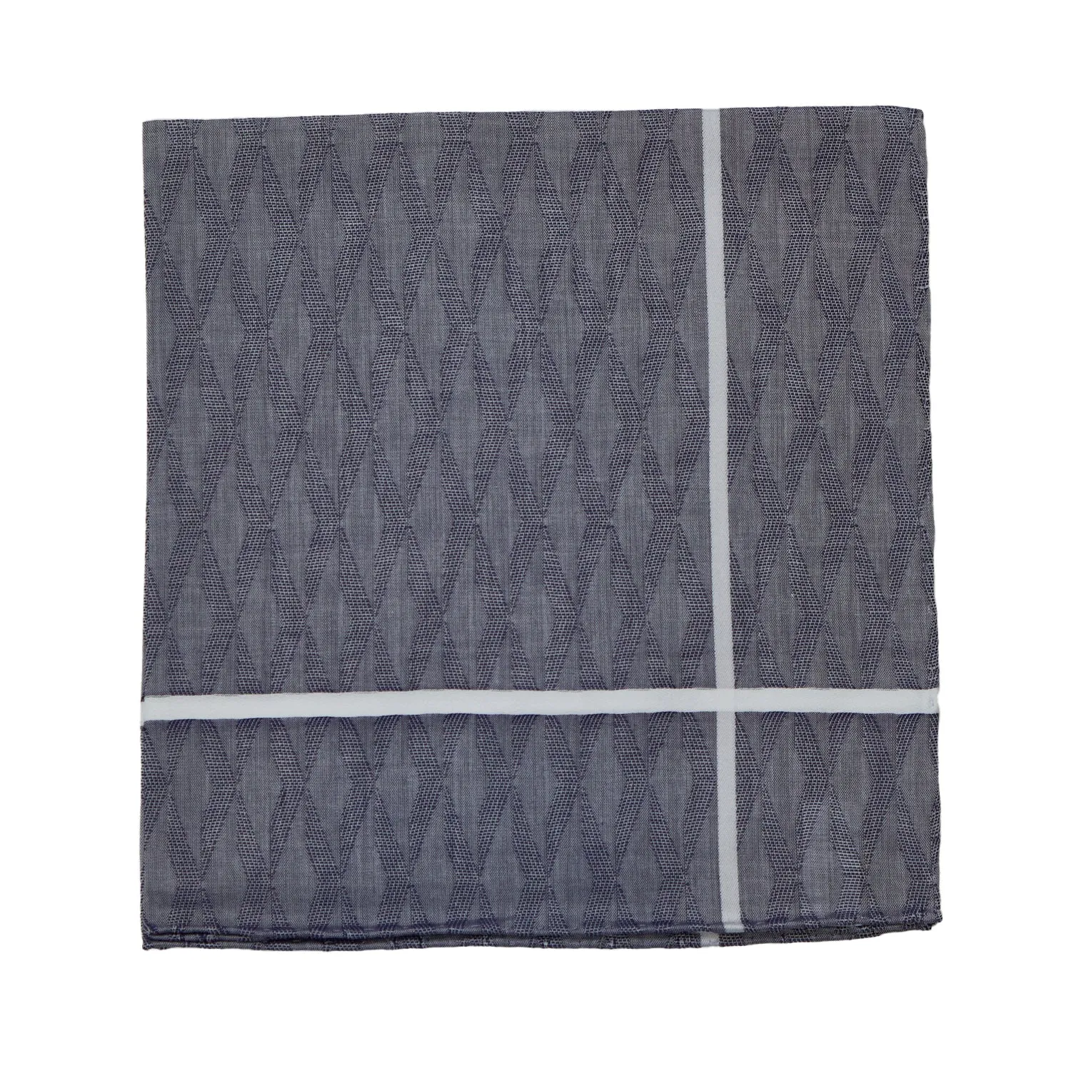 Simonnot Godard Midnight Navy Cotton Handkerchief