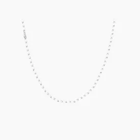 Sterling Silver Imitation Shell Chain