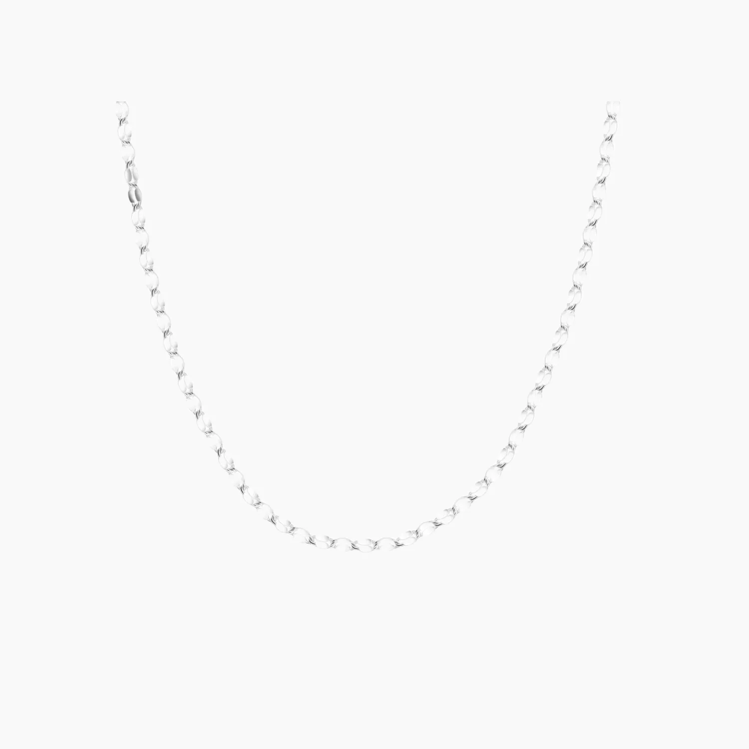 Sterling Silver Imitation Shell Chain