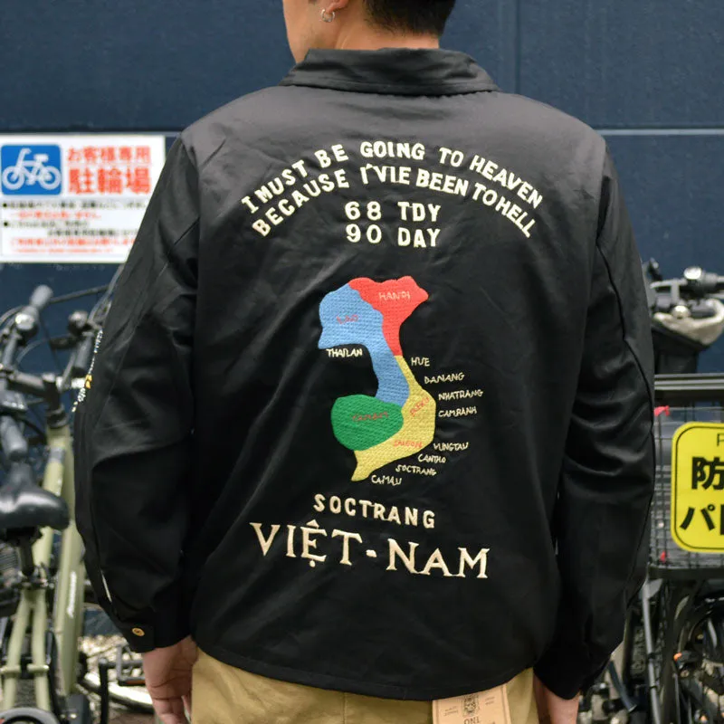 TAILOR TOYO "TT15546" Cotton Vietnam Jacket “VIETNAM MAP”