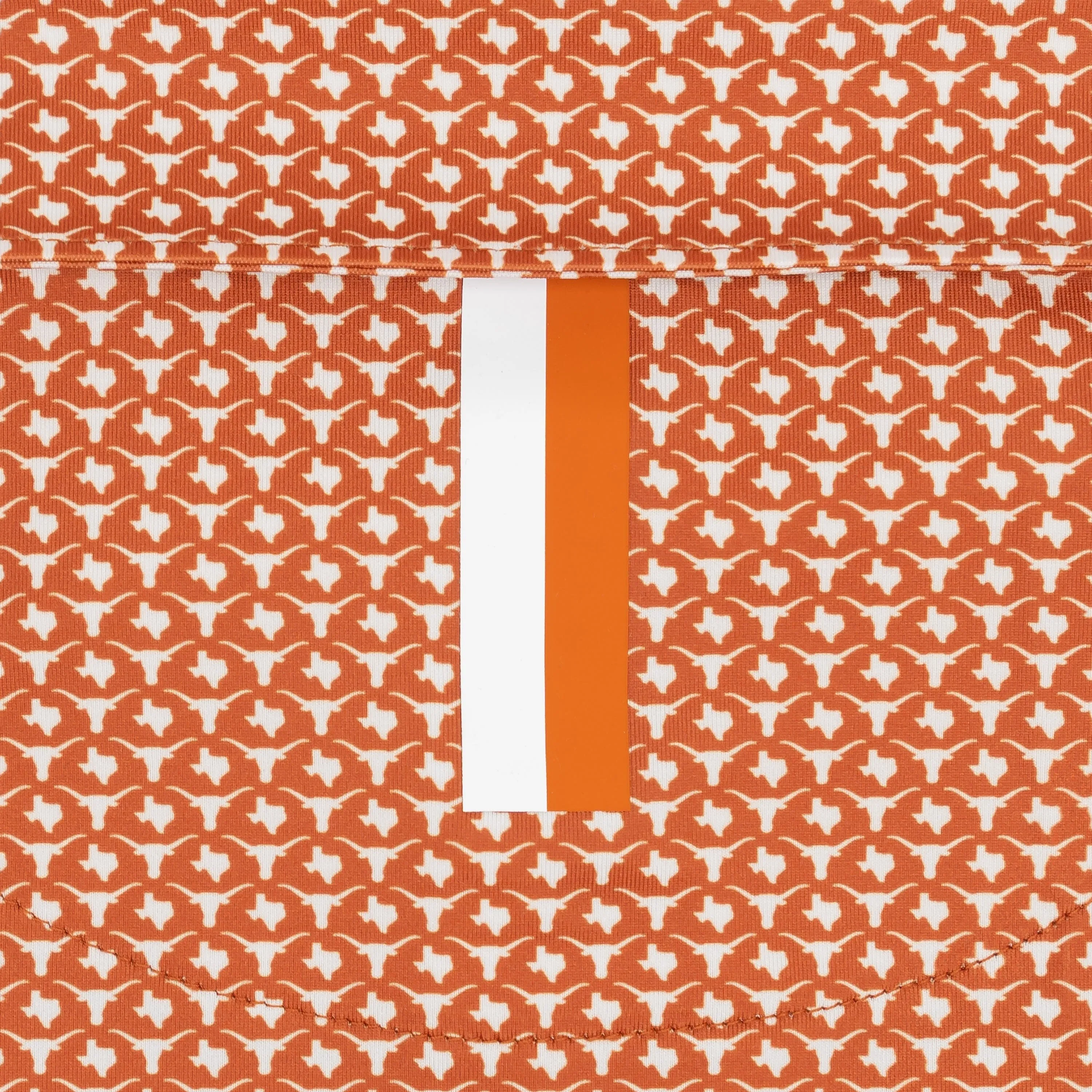 The Hook Em | Collegiate Polo | The Hook Em - Rust Orange/White