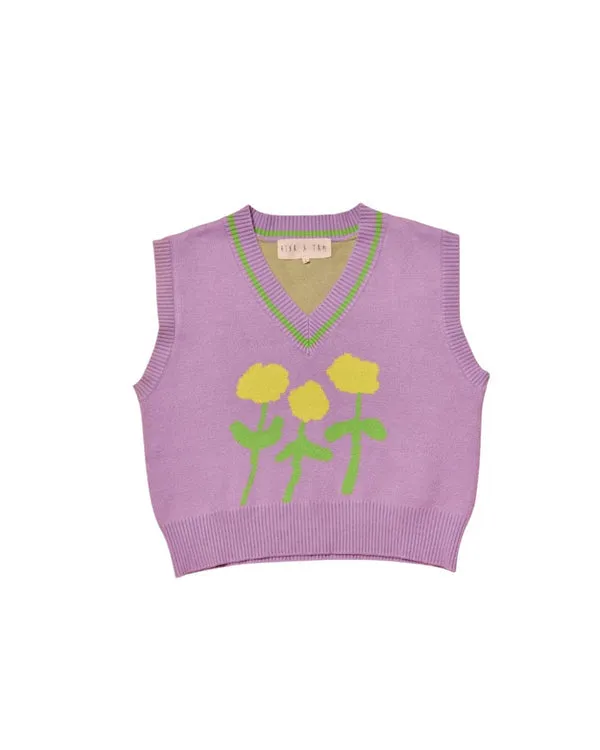 The Serenata Vest - Purple