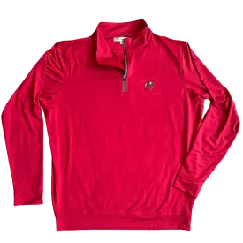 UGA 1/4 Zip Standing Dawg Performance Pullover - Red