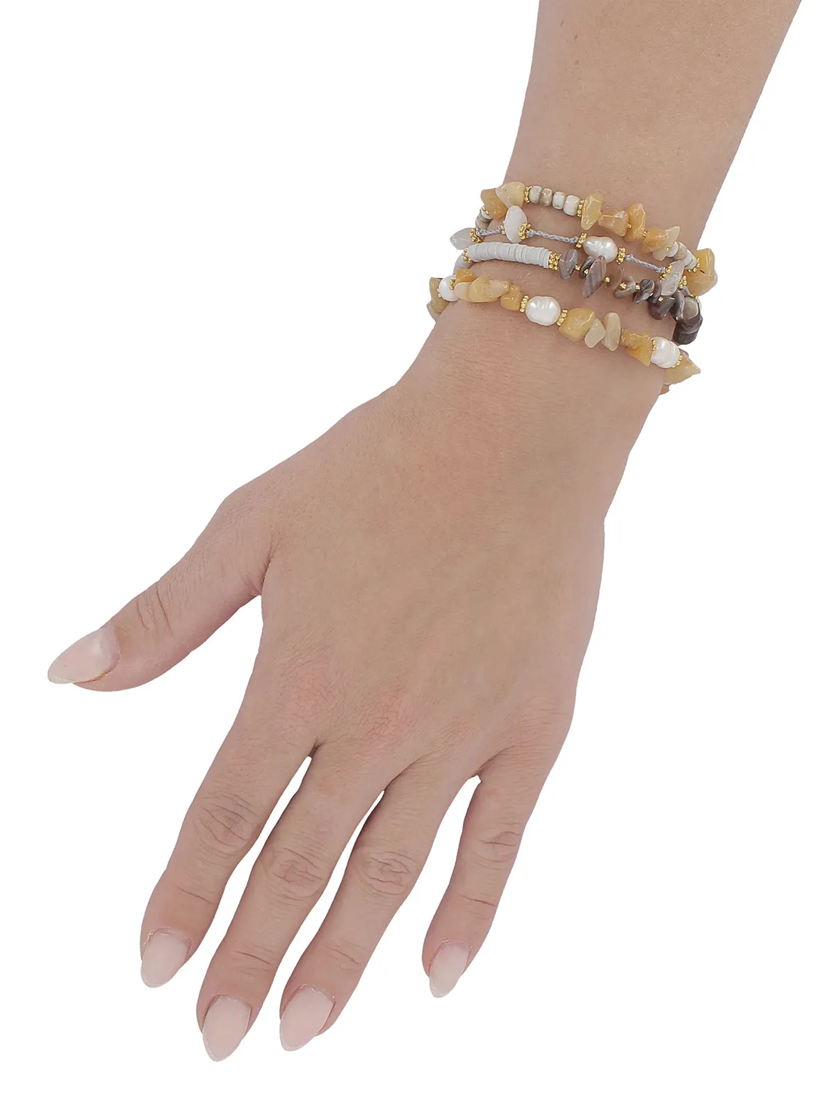 Uly Bracelet - creme mix